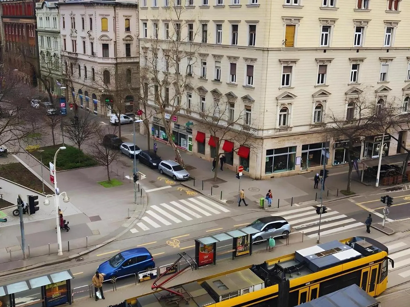 Saffron Apartment City Center Panorama Balcony Budapest
