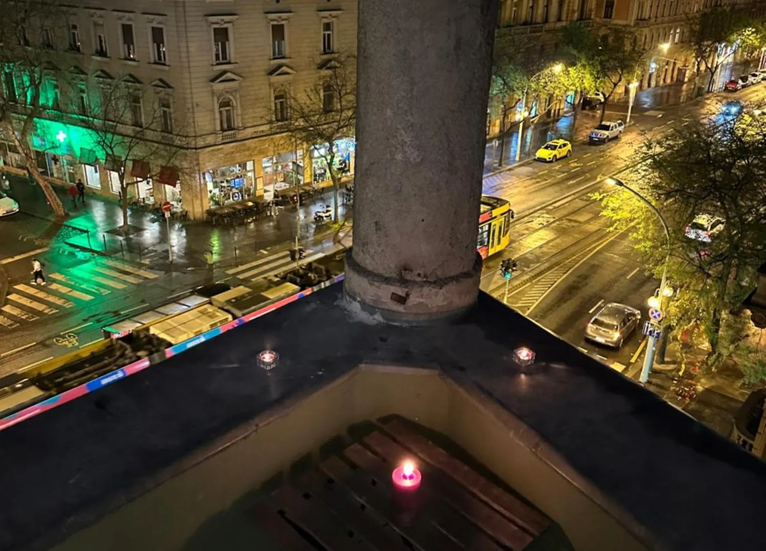 Saffron Apartment City Center Panorama Balcony Budapest